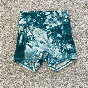 Balance Athletica Blue Tie-Dye Athletic Shorts